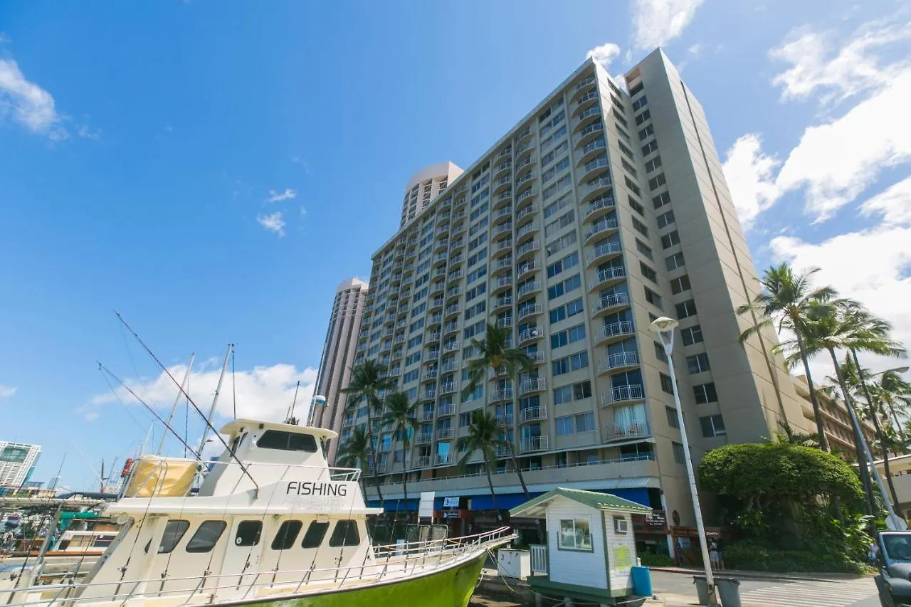Ilikai Marina 380 Yacht Harbor View 1Br Appartement Honolulu 0*,