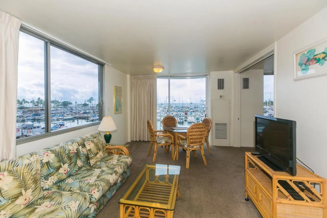 Ilikai Marina 380 Yacht Harbor View 1Br Appartement Honolulu Verenigde Staten